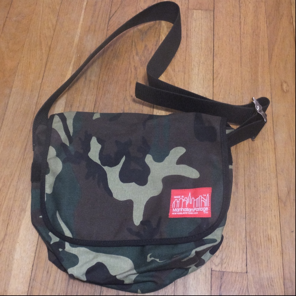 Manhattan Portage Camouflage Crossbody Bag